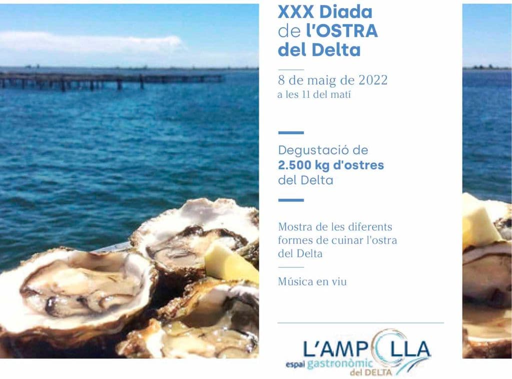 Cartell Diada de l'Ostra del Delta 2022