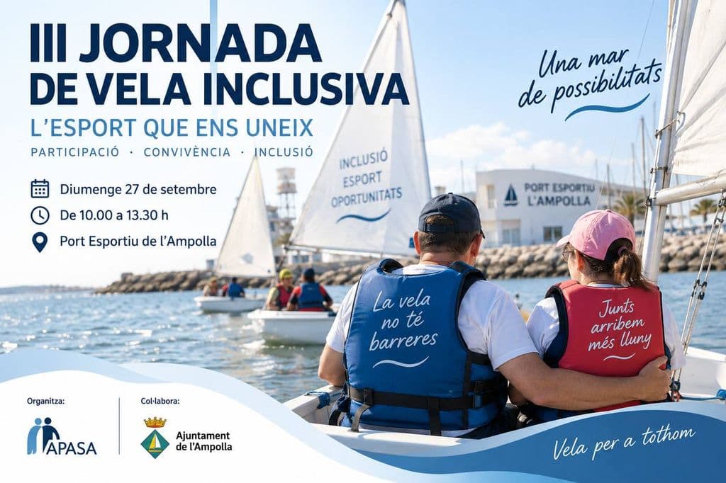 III Jornada de Vela Inclusiva al Port Esportiu de l’Ampolla