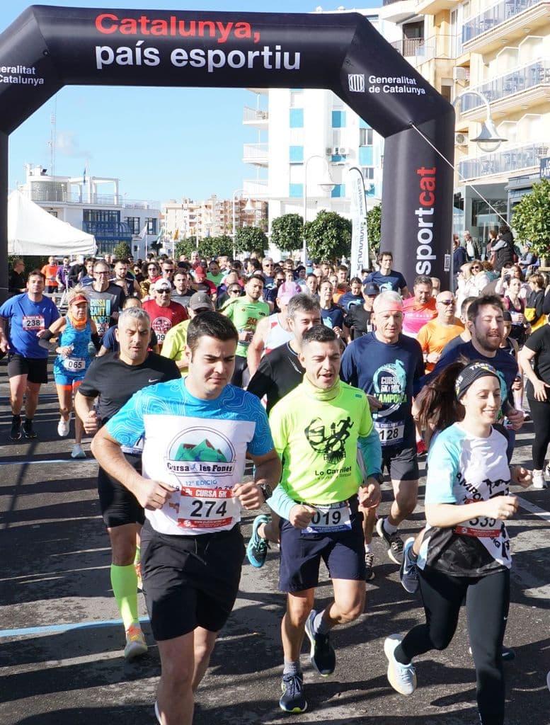 Rècord de participació en la Cursa 5K i 10K de l'Ampolla amb 318 corredors