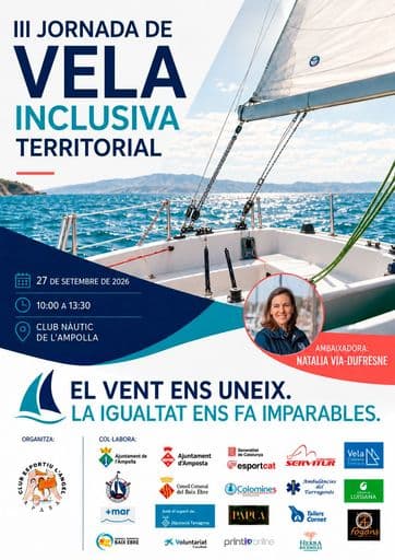 L’Ampolla torna a acollir la III Jornada de Vela Inclusiva Territorial